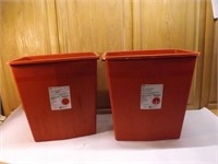 A Pair of Waste Baskets - No Lids