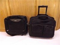 Two Rolling Travel Bags