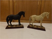 Two Resin Horses