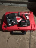 Milwaukee Battery Electric Drill Charger & Case