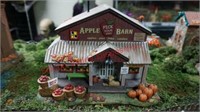 Apple Barn Figurine