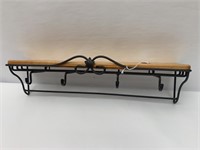 Wall shelf With non-Longaberger wood shelf