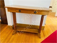 refinished sofa table with drawer
