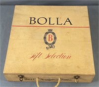 Fratelli BOLLA wooden wine box, Verona Italy