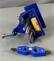 Central Forge 6" Vise; 4-in-1 Pipe Fitting Brush