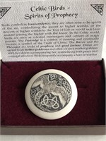 Celtic Birds - Fine Porcelain pin