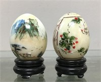 Oriental gemstone painted on eggs (2)