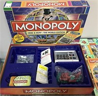 Monopoly World Edition game - complete