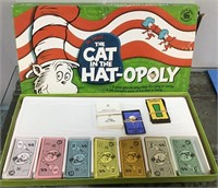 The Cat In The Hat-Opoly game - complete