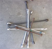 (4) 4 Way Lug Wrenches