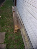 (5) 12' 2" x 6" Lumber & Other Asstd Pcs