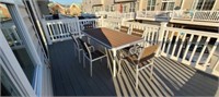 7PC-OUTDOOR TABLE W/6-CHAIRS