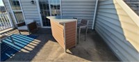 3PC-OUTDOOR BAR W/STOOLS