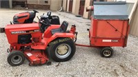 4020 Ingersoll Lawn Tractor with Case Yard Vac