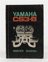 YAMAHA: A 1970 1st edition YAMAHA CS3-B Service Ma
