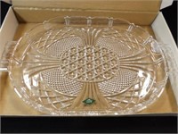 Shannon Crystal Gallery Tray, in box