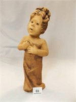 Lee Bortin Clay Sculptures, Girl