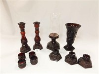 Avon Cape Cod Red Glass Pieces (11)