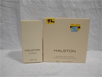 Halston Perfumed Bath Powder/ Halston Cologne NIB