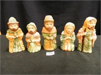 Nativity Figures; Resin; Mary,Joseph