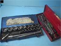 3/4 socket set & tool box