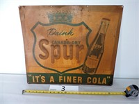 Drink Canada Dry Spur Metal Sign