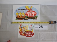 Double Cola Paper Advertising