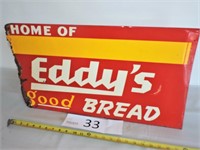 Eddy's Good Bread Metal Sign Hanger