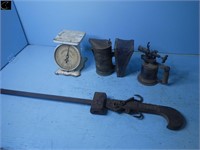 BS&M Beam scale, antique blow torch