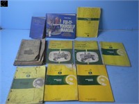 Assorted manuals for JD 4010, 4430, 6600, 7700