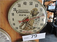 Christopher Columbus Rum Thermometer