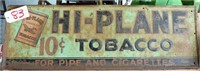 Hi-Plane Tobacco Metal Sign