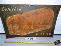 40/50 Butter-Nut Bread Metal Adv. Sign
