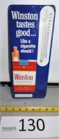 Winston Cigarettes Embossed Thermometer