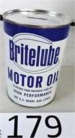 Britelube Motor Oil Advertising Can