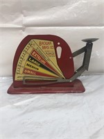 Vintage egg scale Brower manufacturing company