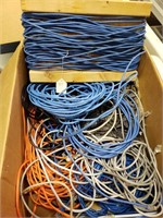 LARGE LOT OF NETWORK CABLE