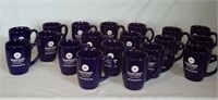 (19) NEW HARRISON COLLEGE GLASS CUPS