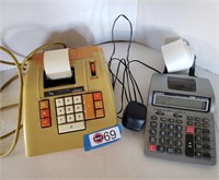 ADDING MACHINES, Casio & Montgomery Ward