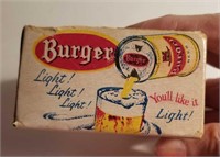 Vintage burger beer salt and pepper collection