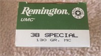 Remington 38 Special 130 Gr. MC