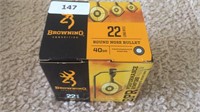 Browning 400 Rds 22 Long Rifle Round Nose 40 Gr.
