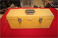 Plastic Tools Box with Contents