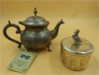 Tea Pot & Trinket Box - Bule e caixinha com tampa