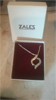 Zales Jewelry necklace in gift box