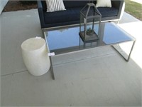 3PCS COFFEE TABLE W/SIDE TABLE & CANDLE HOLDER