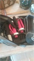 Exercise set in travel bag