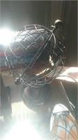 Wire mesh sphere display