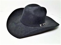 Justin 3X Black Cowboy Hat Size 7.5