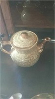 Dripolator gold and yellow teapot